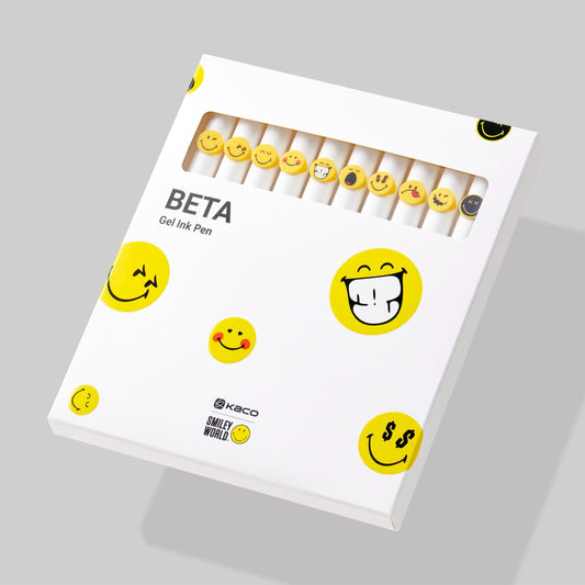 Beta Smiley World Gel Pen- Pack of 10