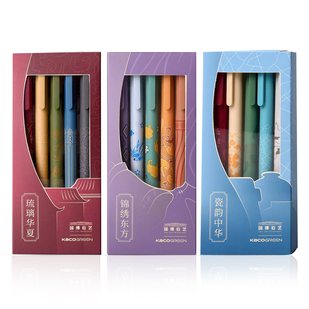 Pure Beautiful East Trio Assorted Pen Set- Pack of 15 Pens